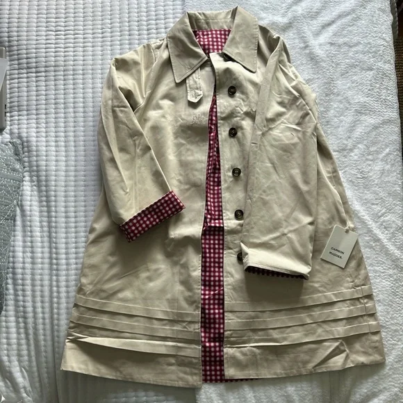 Damson Madder Mercedes Trench Coat - Picture 2 of 6